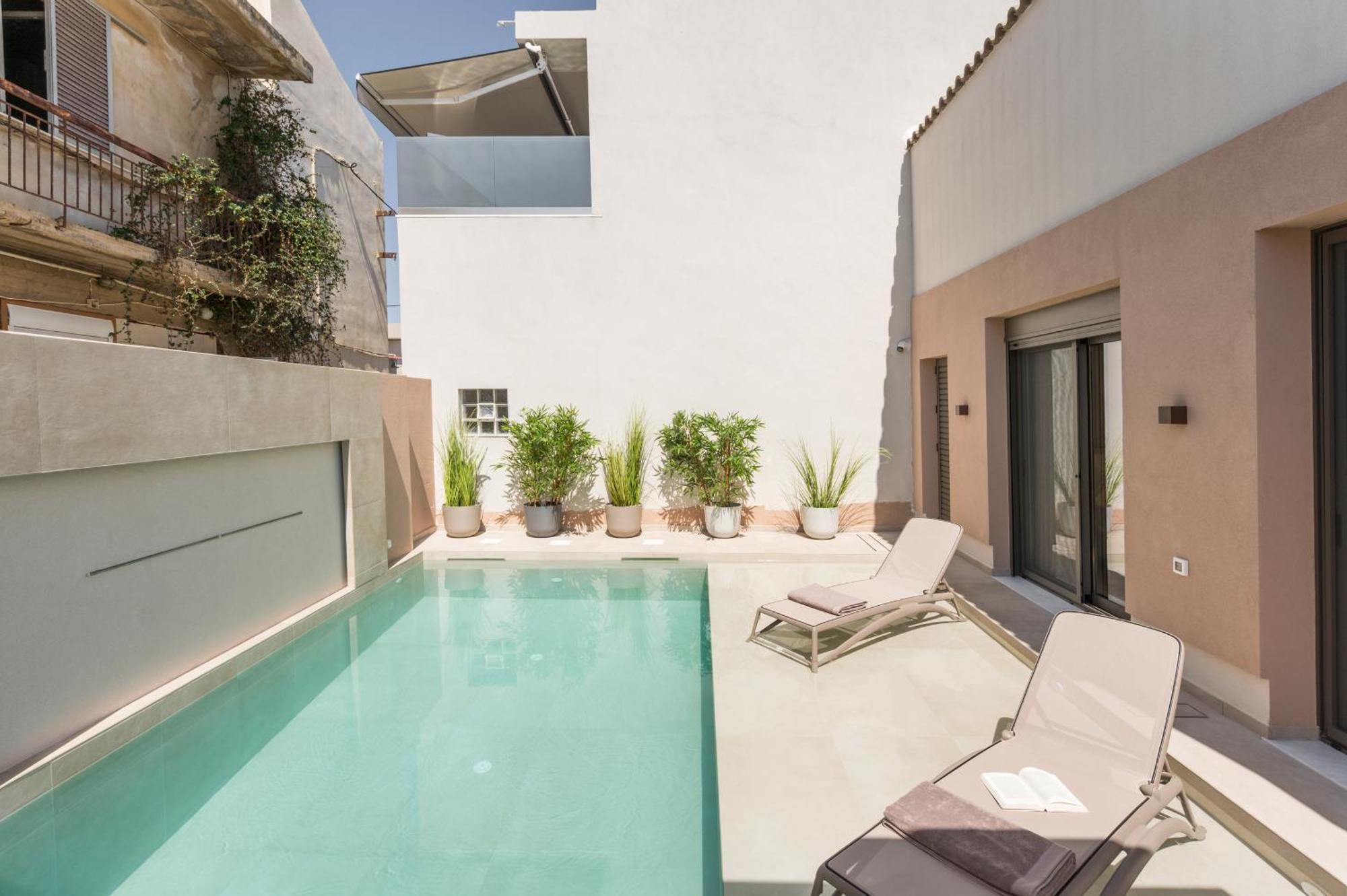 Orama Luxury Apartments Nea Kydonia Eksteriør billede